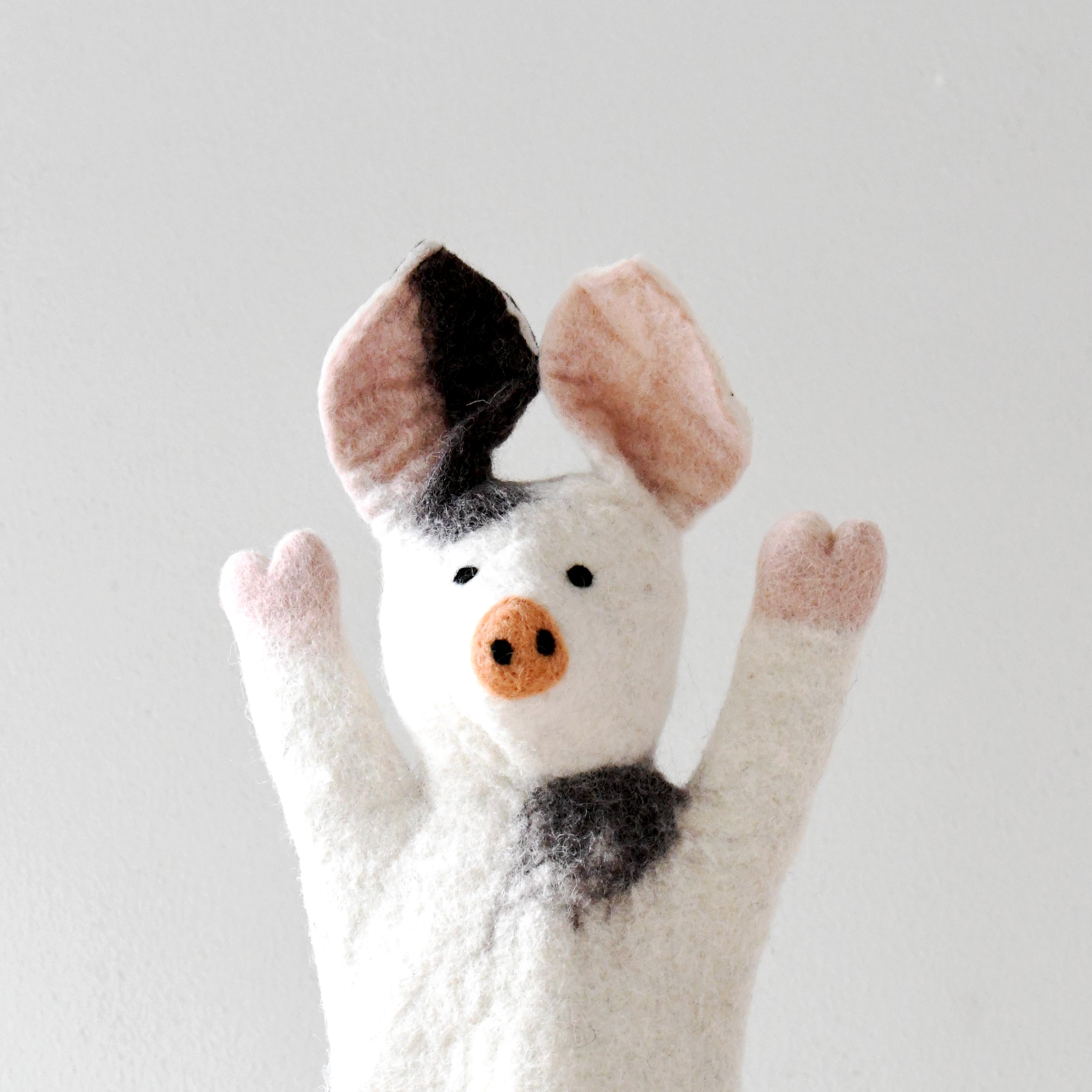 Hand Puppet - Old Spots Pig - Tara Treasures