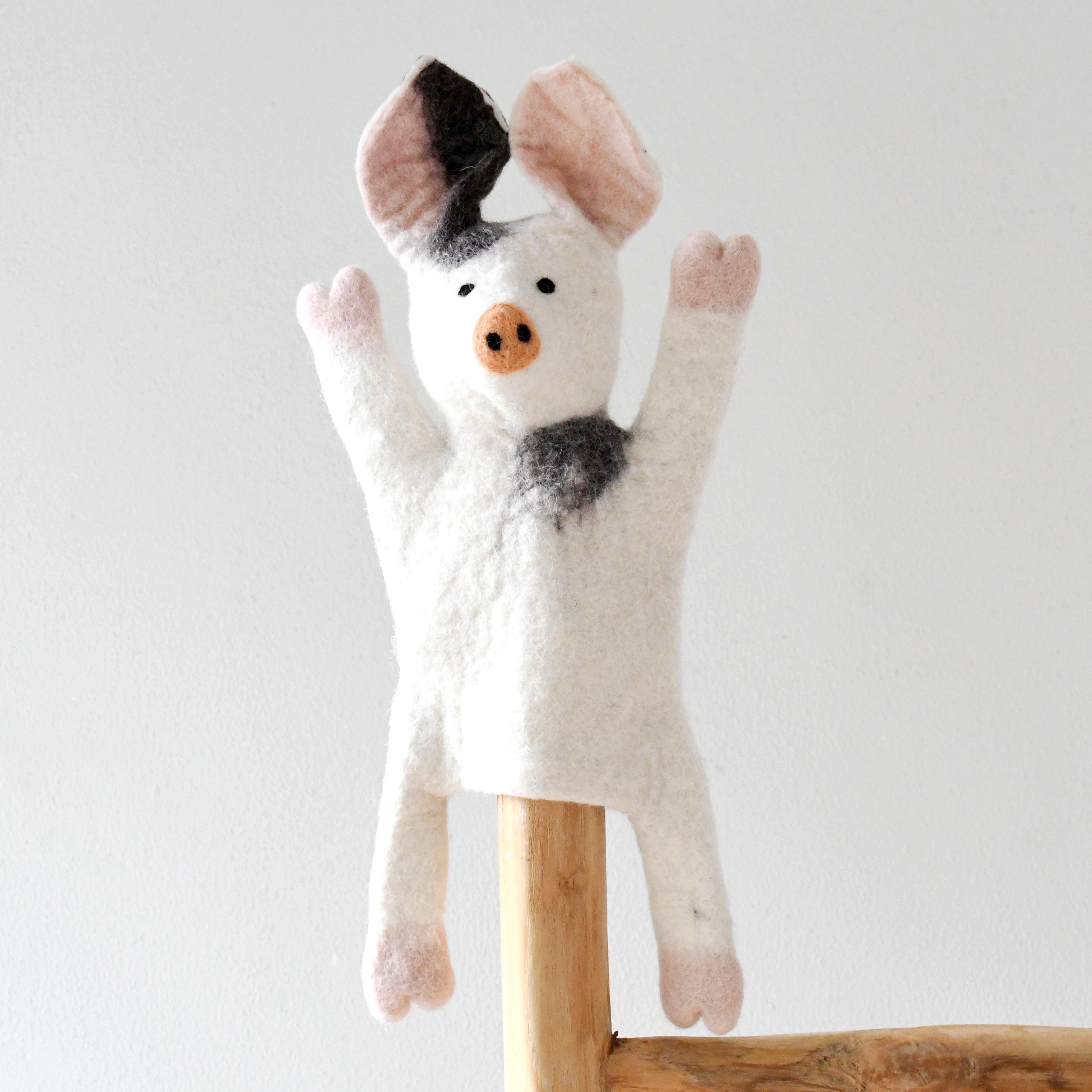 Hand Puppet - Old Spots Pig - Tara Treasures