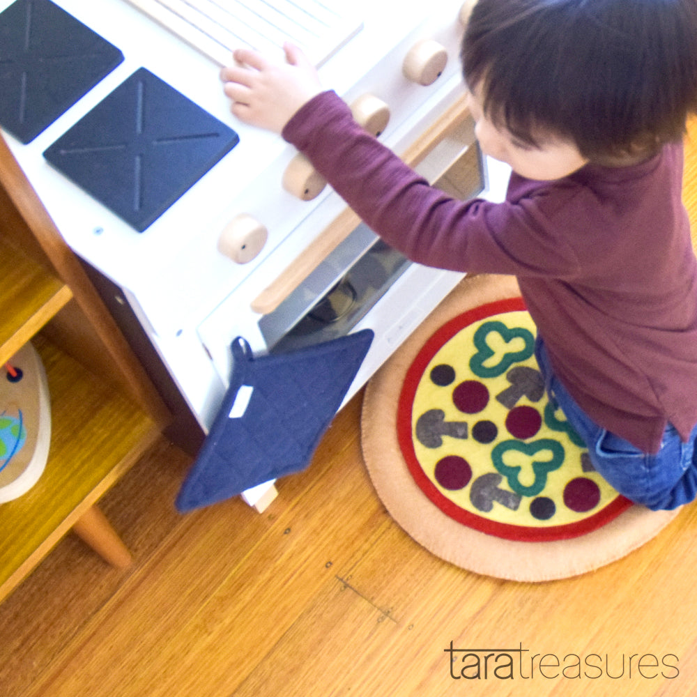 Felt Pizza Floor Cushion - Tara Treasures