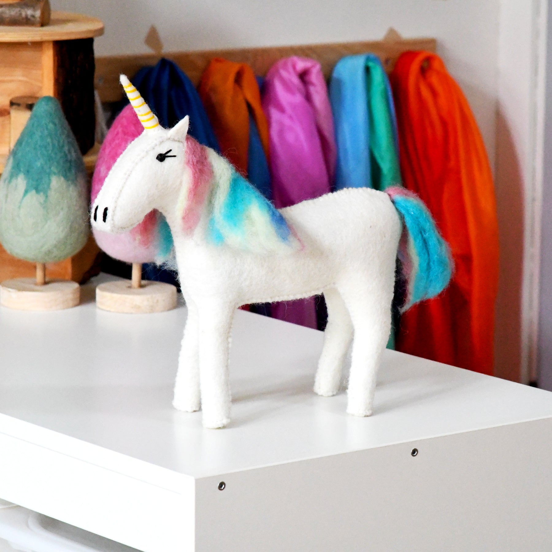 Felt Unicorn Toy (Large) - Tara Treasures