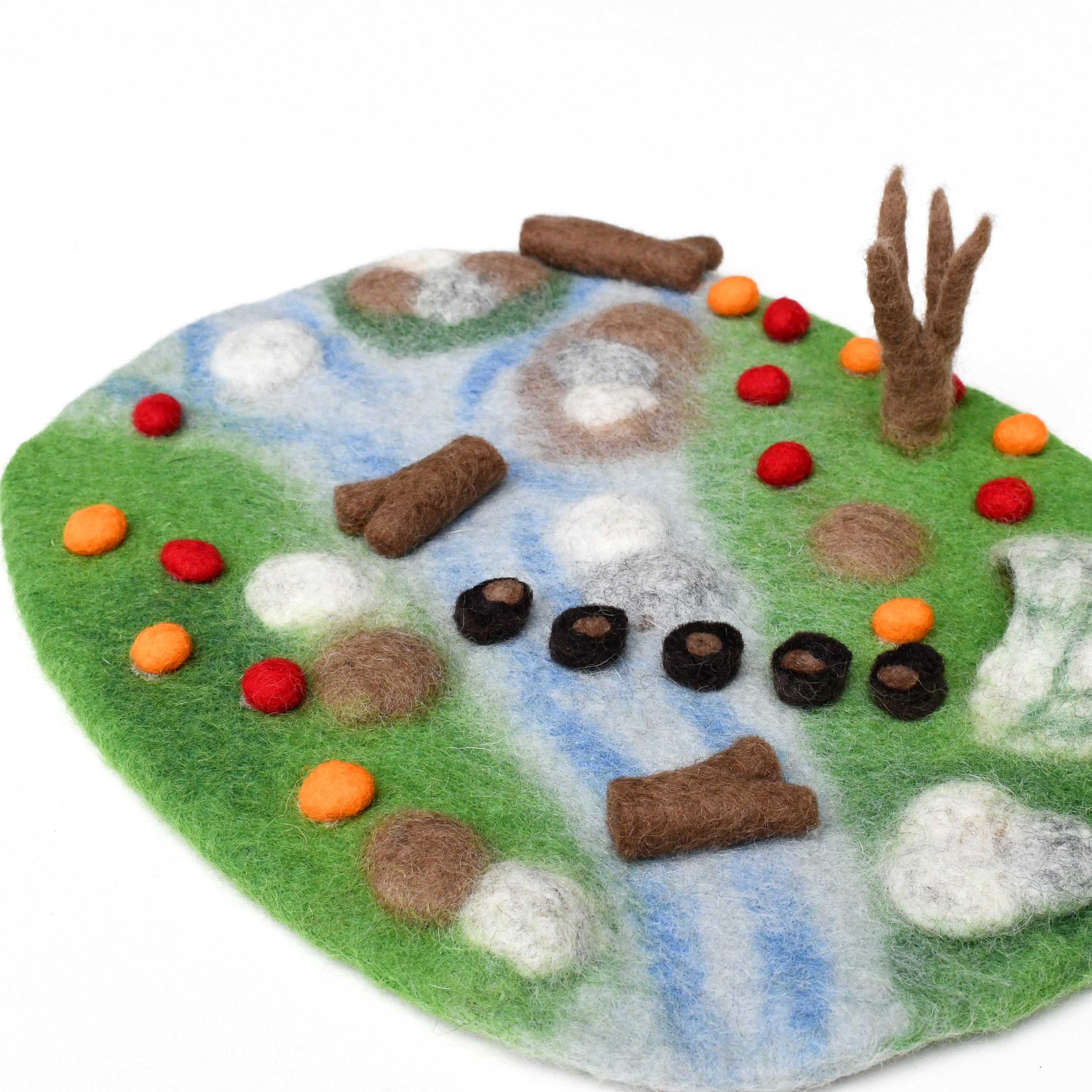 Woodland River Play Mat Playscape - Tara Treasures