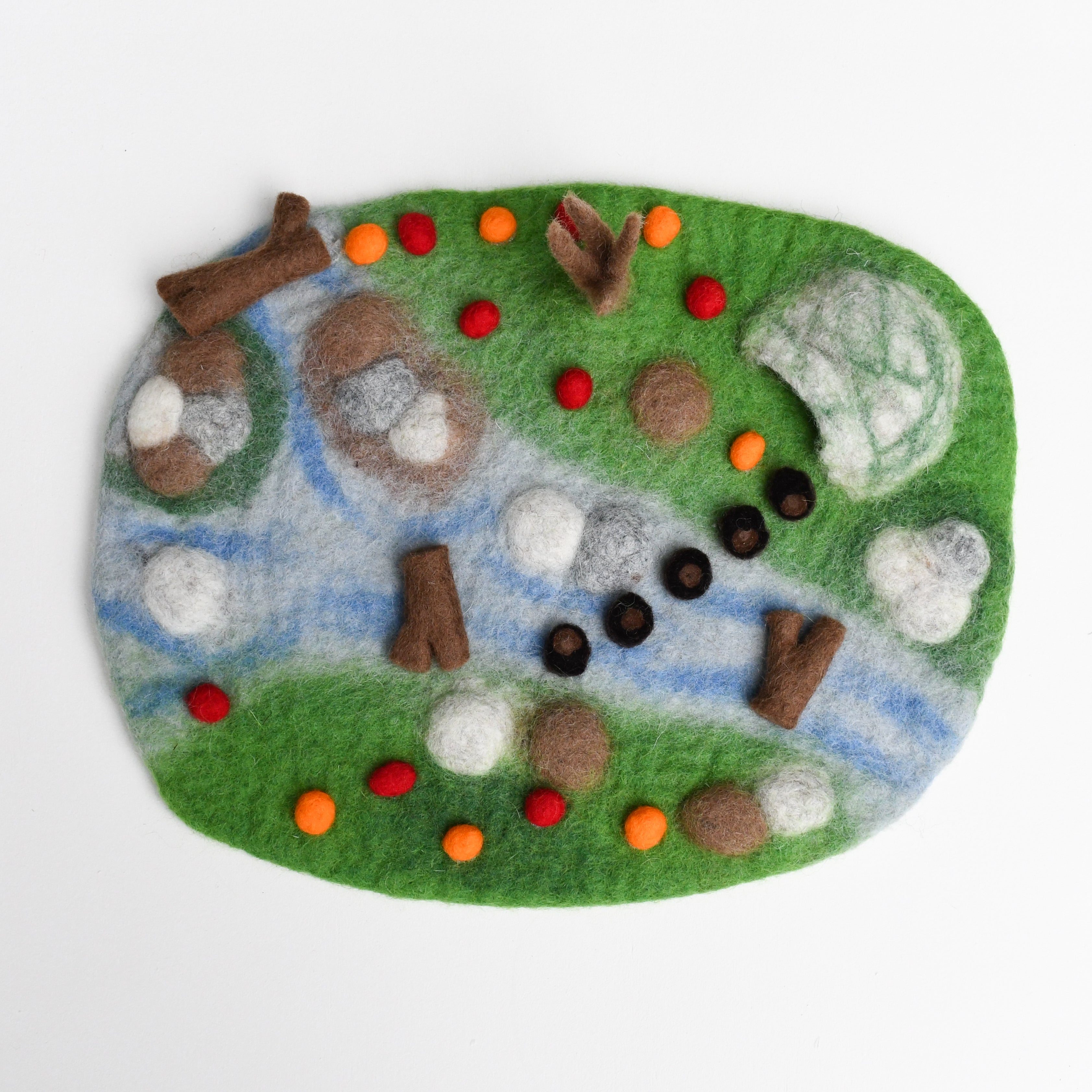 Woodland River Play Mat Playscape - Tara Treasures