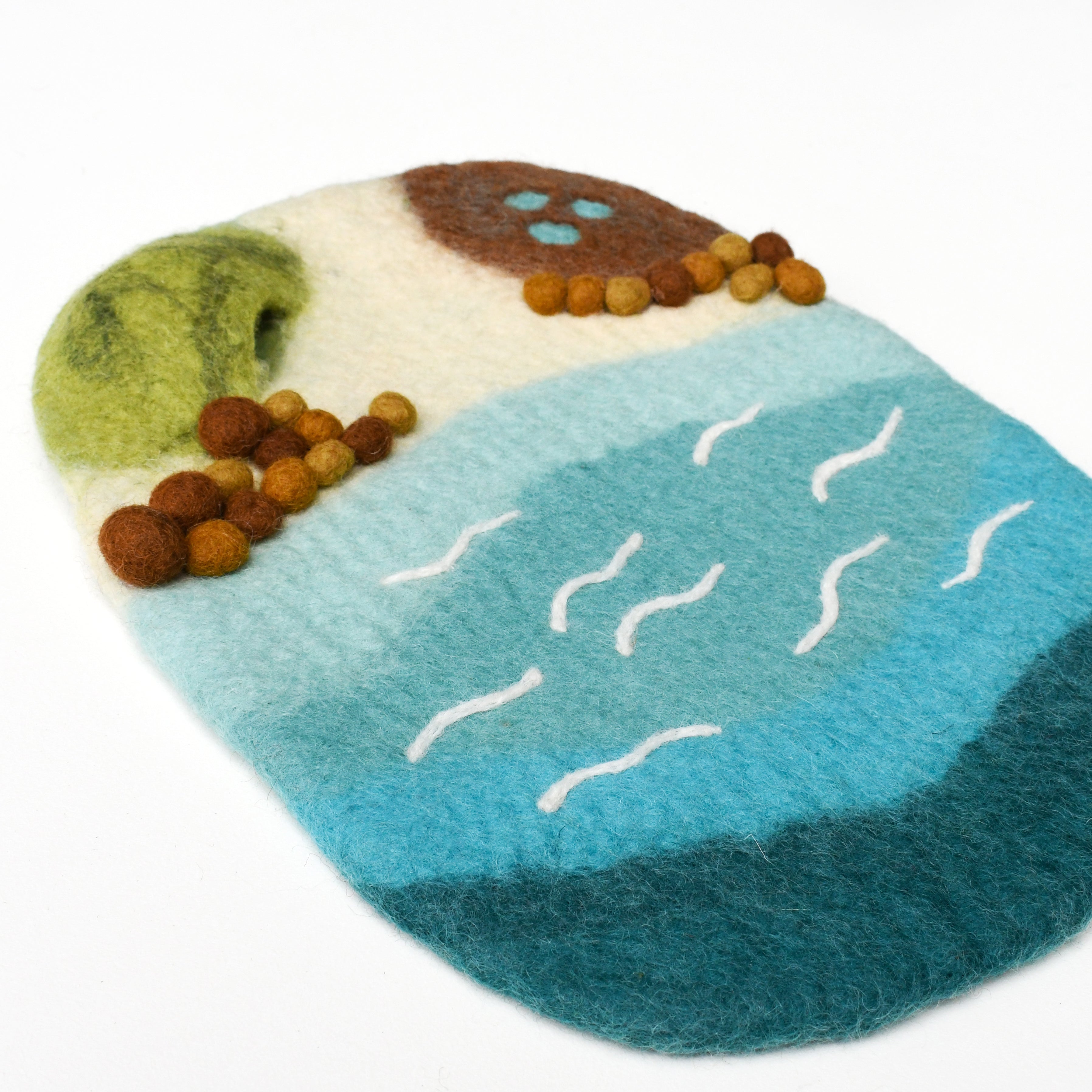 Sea, Beach and Rockpool Play Mat Playscape - Tara Treasures