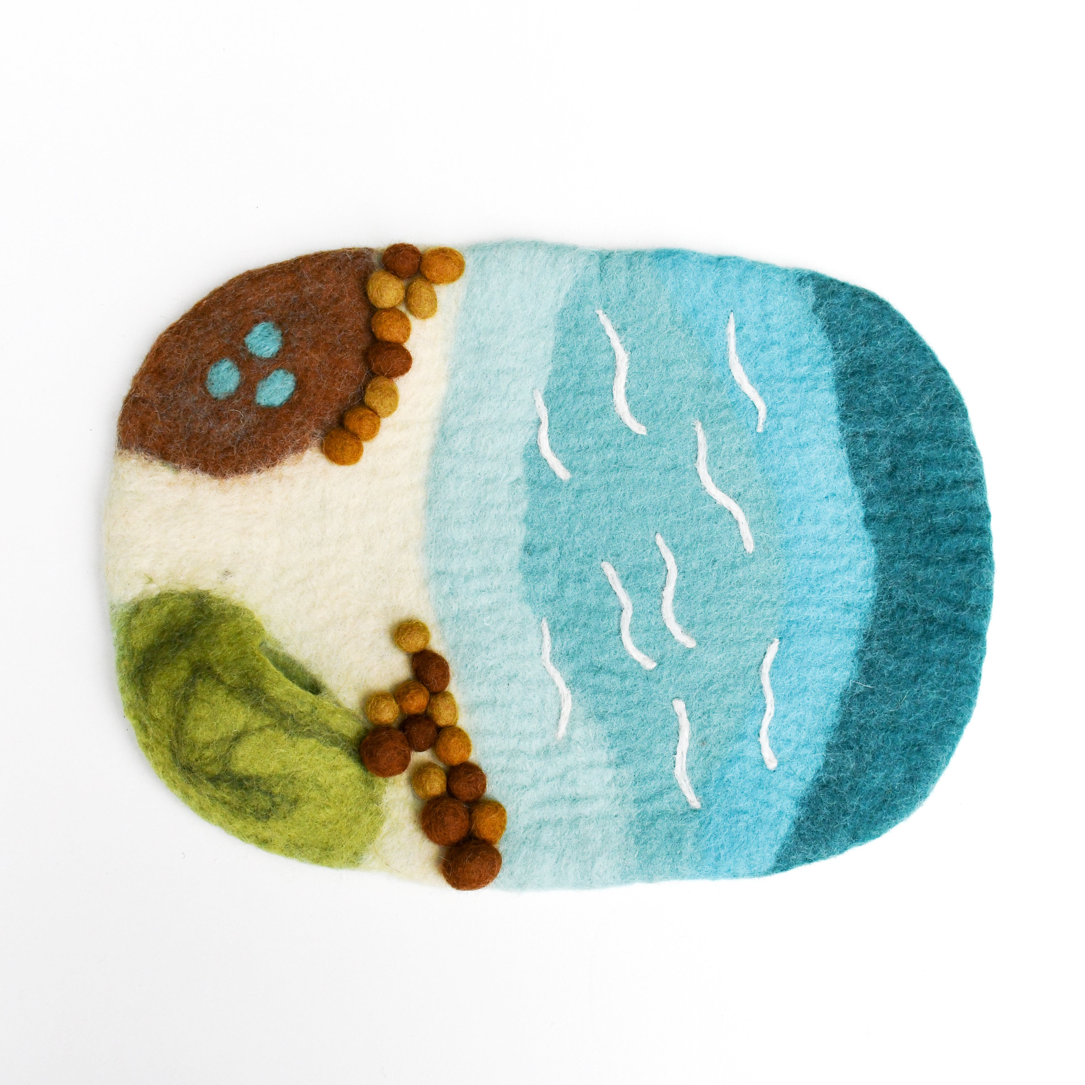 Sea, Beach and Rockpool Play Mat Playscape - Tara Treasures