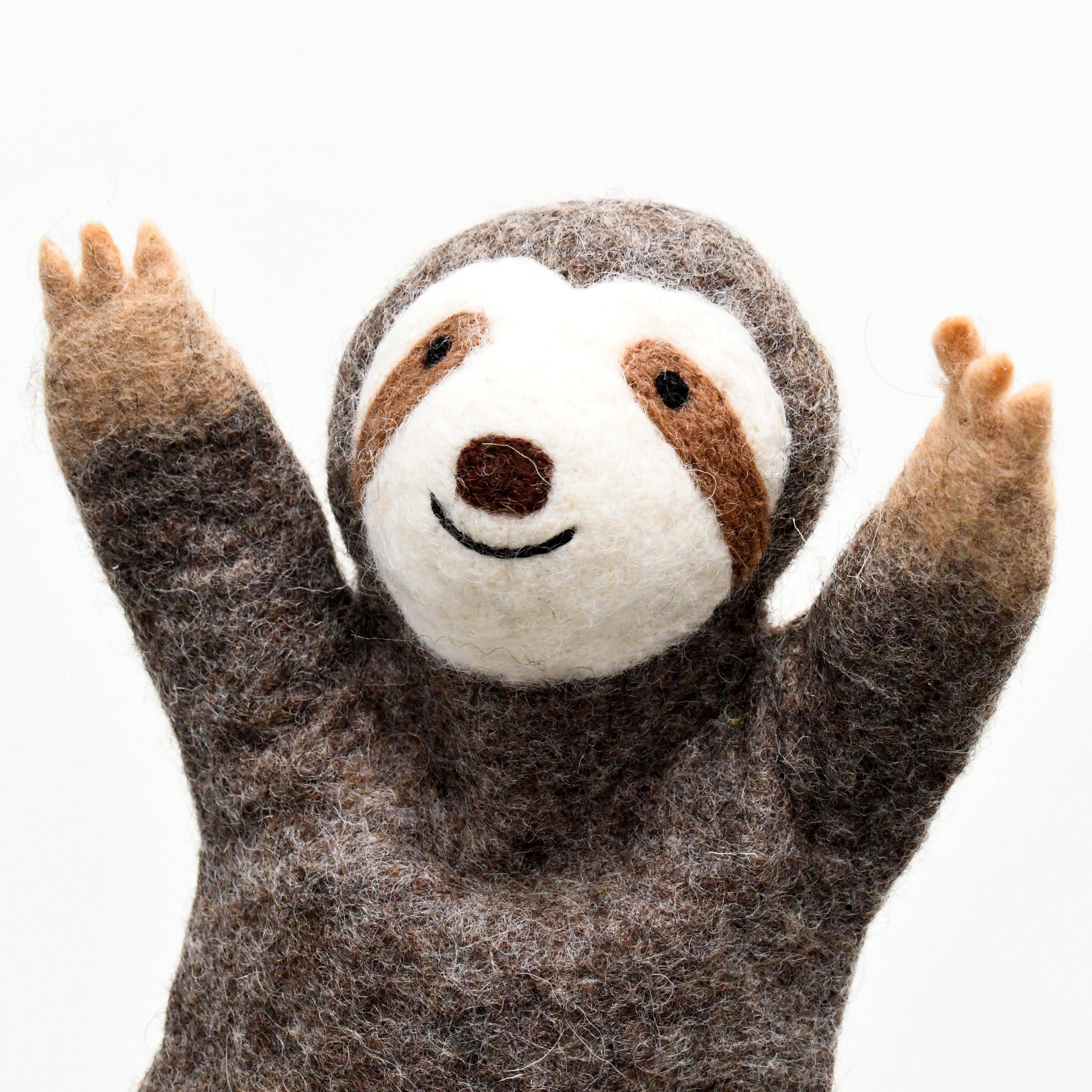 Hand Puppet - Sloth - Tara Treasures