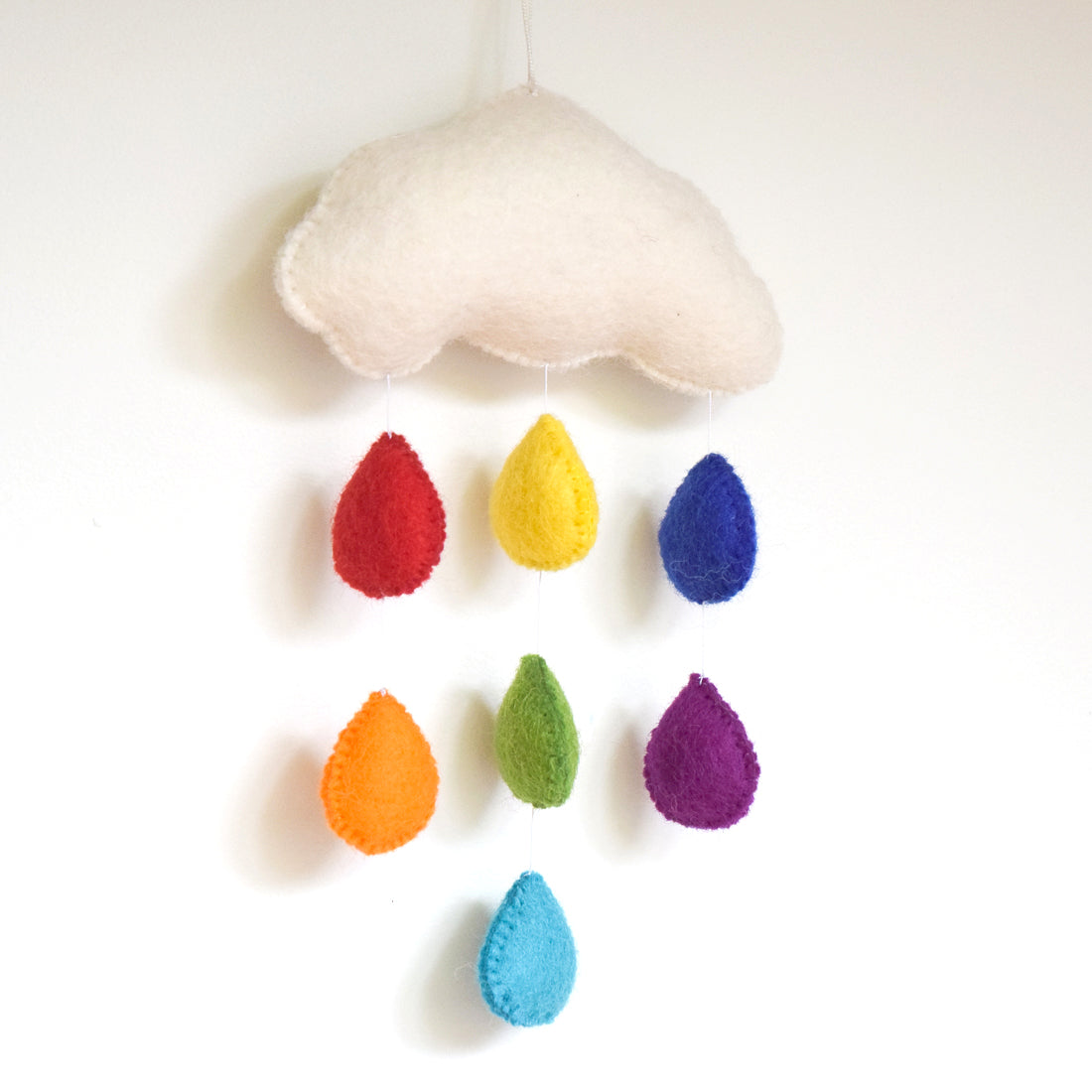 Cloud Nursery Mobile - Small Rainbow - Tara Treasures