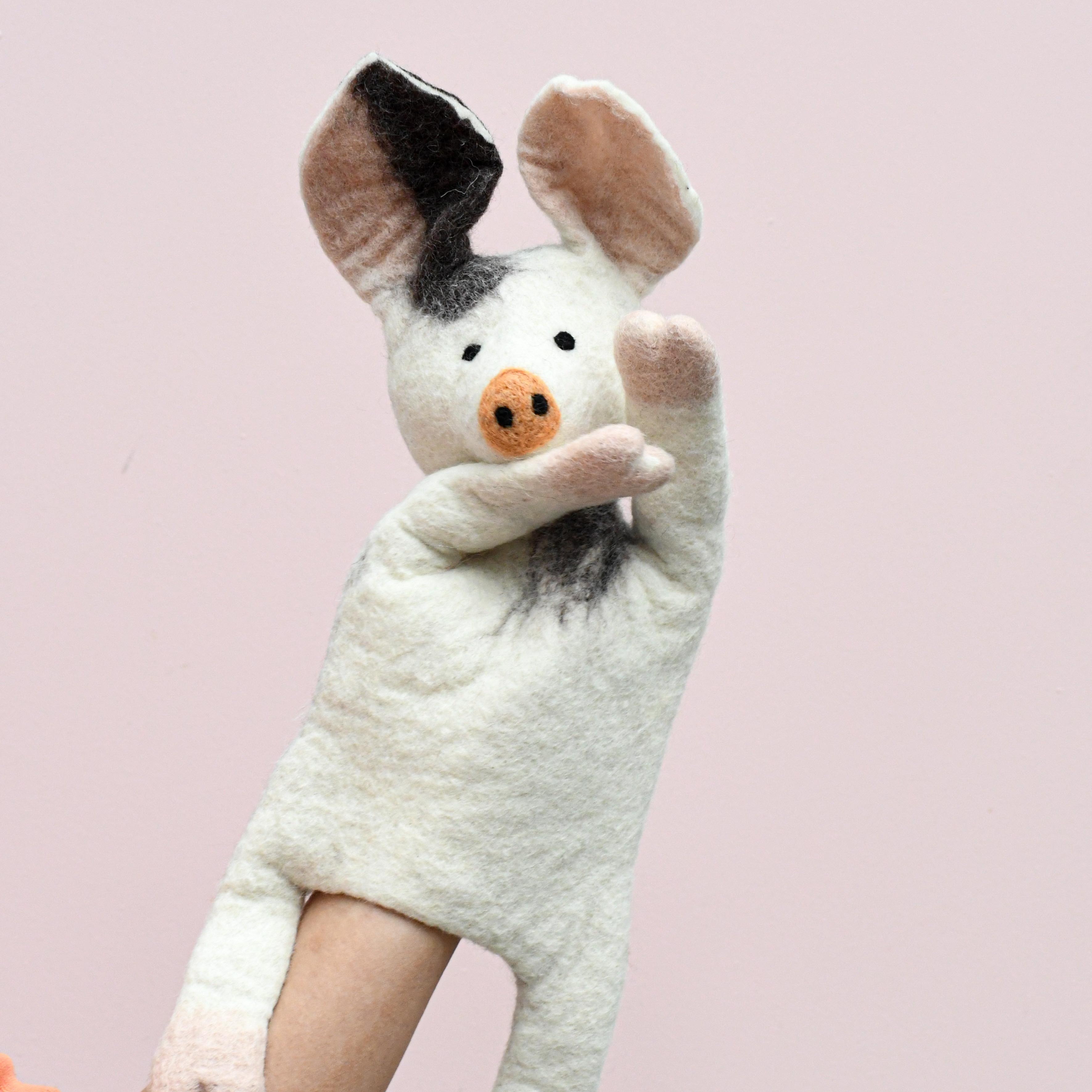 Hand Puppet - Old Spots Pig - Tara Treasures