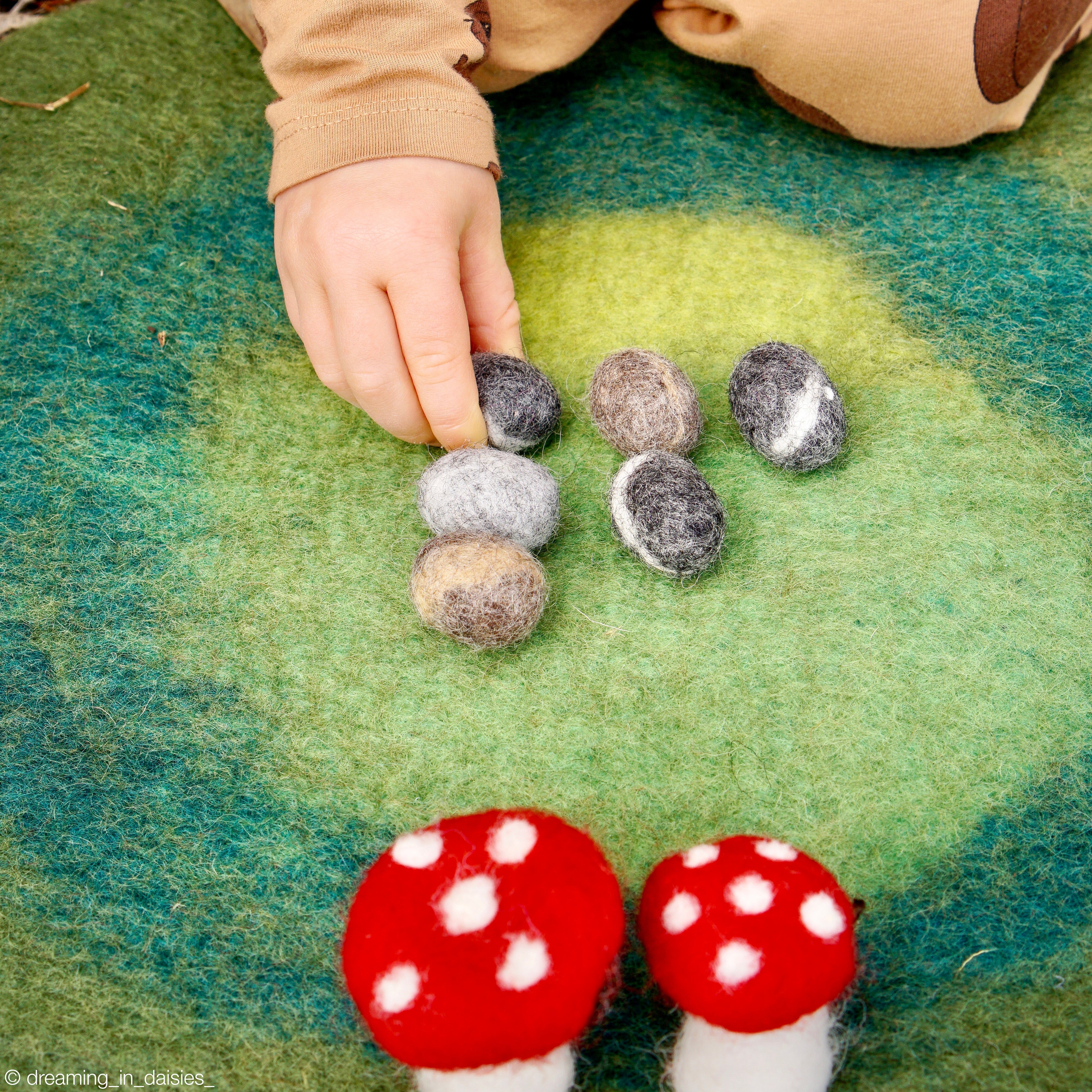 Toadstool Mushroom Play Mat Playscape - Tara Treasures