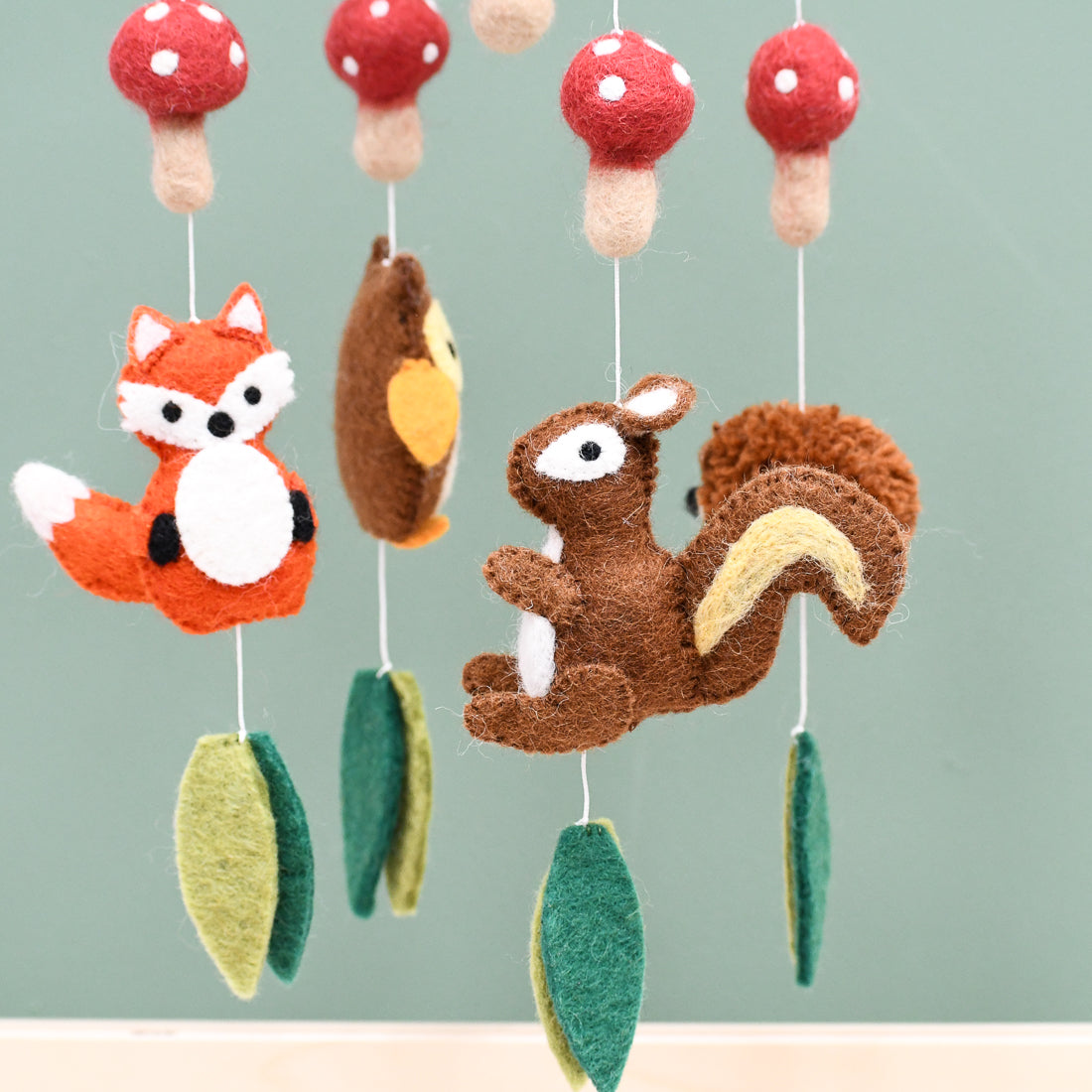 Nursery Cot Mobile - Woodland Animals - Tara Treasures