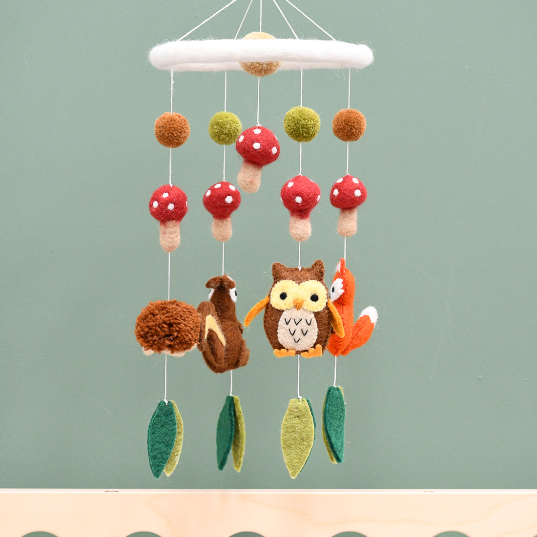 Nursery Cot Mobile - Woodland Animals - Tara Treasures