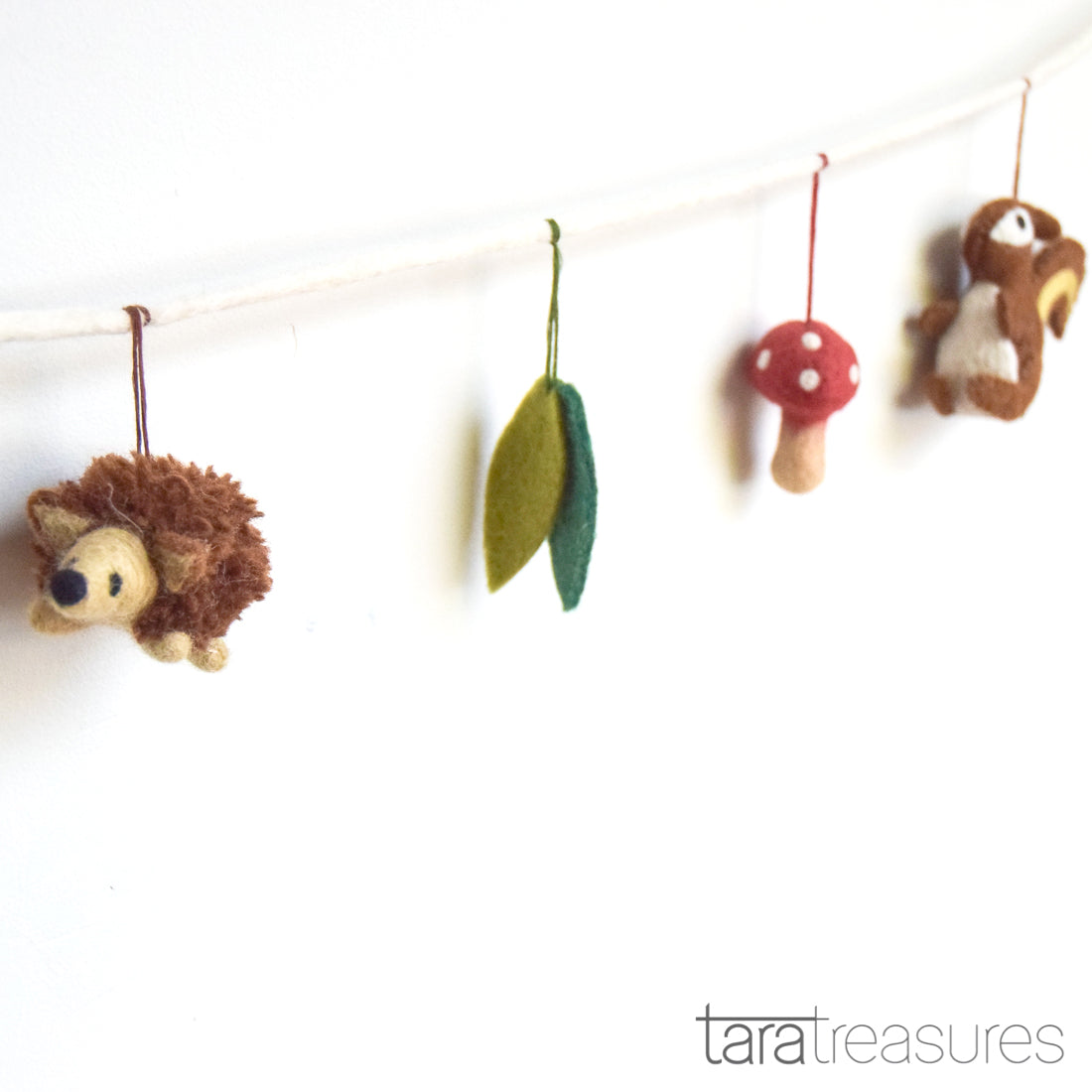 Woodland Animals Felt Garland - Tara Treasures