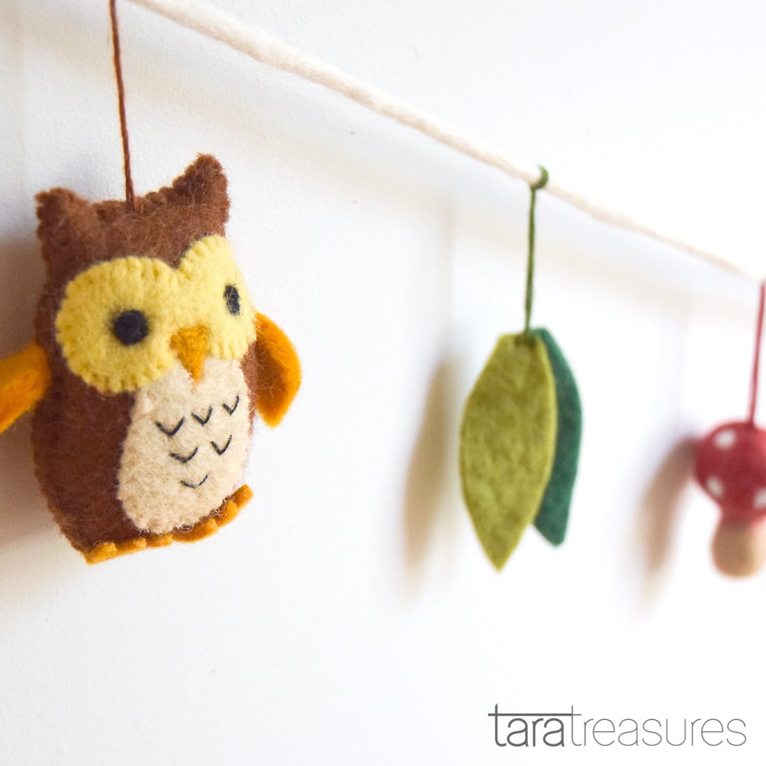 Woodland Animals Felt Garland - Tara Treasures